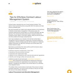 Tips for Effortless Contract Labour Management System - Emsphere