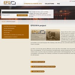 2700 films sur la PGM-EFG1914 project