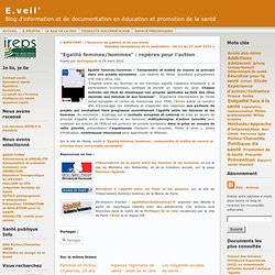 “Egalité femmes/hommes” : repères pour l’action « E.veil'