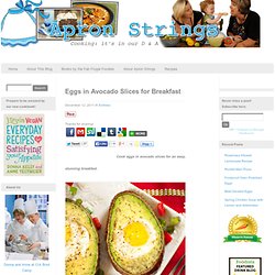 Eggs in Avocado Slices for a Festive Holiday Breakfast