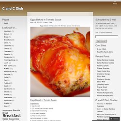 Eggs Baked in Tomato Sauce « C and C Dish