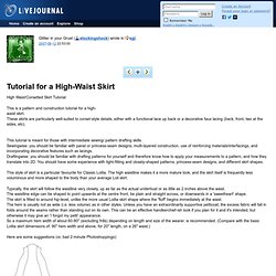 Tutorial for a High-Waist Skirt