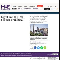 Egypt and the IMF: Success or failure?
