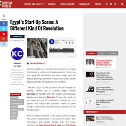 Egypt’s Start-Up Scene: A Different Kind Of Revolution