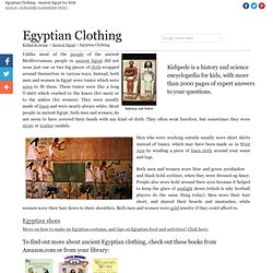 Egyptian Clothing - Ancient Egypt for Kids!