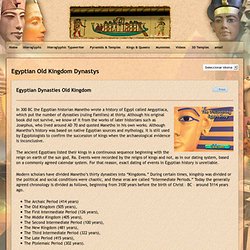 Egyptian Dynasties