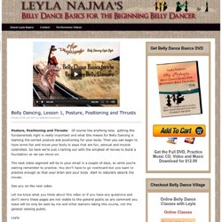 Egyptian Cabaret Style Belly Dancing, Video 1, Posture and Positioning - Belly Dance Basics for the Beginning Belly Dancer