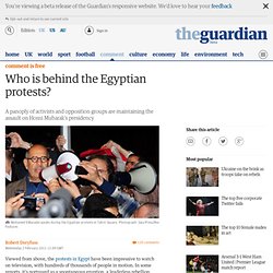 Who is behind the Egyptian protests?