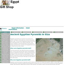 Egyptian pyramids facts and information