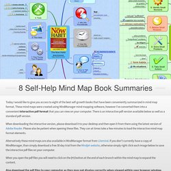 Eight Free Self-Growth Mind Map Book Summaries