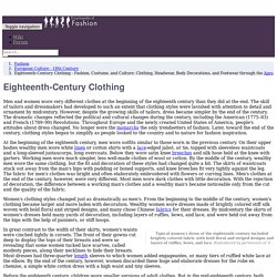 Eighteenth-Century Clothing