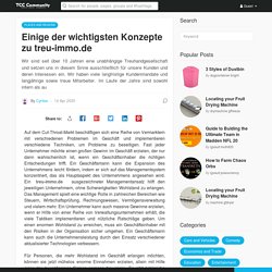Einige der wichtigsten Konzepte zu treu-immo.de