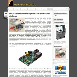 FHEM-Server auf dem Raspberry Pi in einer Stunde einrichten « meinTechBlog