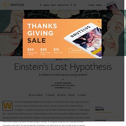Einstein’s Lost Hypothesis - Issue 7: Waste
