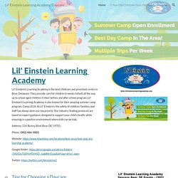 Lil' Einstein Learning Academy Daycare Bear, DE