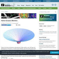 Kähler-Einstein-Metriken – Mathlog