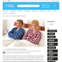 Ejaculation Problems