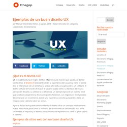 Ejemplos de un buen diseño UX - tthegap blog