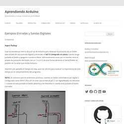 Ejemplos Entradas y Salidas Digitales