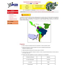 Ejercicios sobre América Latina