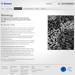 Ekman - Bioenergy