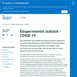 Eksperimentel statistik - COVID-19