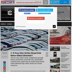 2. El Araç Satın Alırken Ekspertizde Nelere Dikkat Edilmelidir?