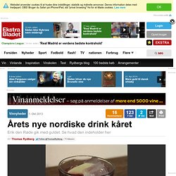 Årets nye nordiske drink kåret