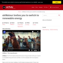 ekWateur invites you to switch to renewable energy