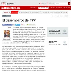 La Republica - 11 feb 2016 El desembarco del TPP [opinión]