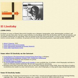 El Lissitzky (1890-1941)