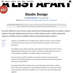 Elastic Design