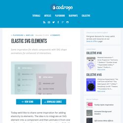 Elastic SVG Elements