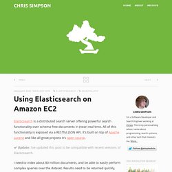 Using Elasticsearch on Amazon EC2
