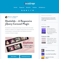 Elastislide - A Responsive jQuery Carousel Plugin