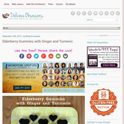 Elderberry Gummies with Ginger and Turmeric