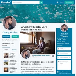 A Guide to Elderly Care Options in Canada