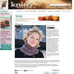 Eleanor cowl: Knitty Deep Fall 2010