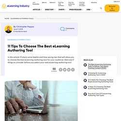 11 Tips To Choose The Best eLearning Authoring Tool
