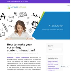 How to make your eLearning content interactive?