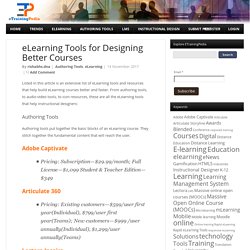 eLearning Tools for Designing Better Courses