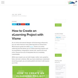 How to Create an eLearning Project with Visme