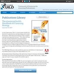 ebook - Handbook of e-Learning Strategy