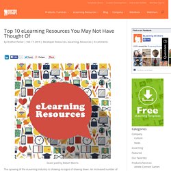 Top 10 eLearning Resources You May Not Have Thought Of
