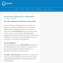 eLearning Solutions for Millennial’s