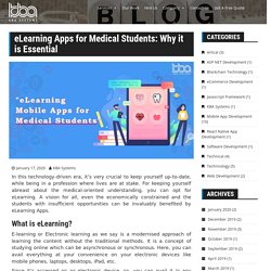 eLearning Apps for Medical Students: Why it is Essential - KBA Systems