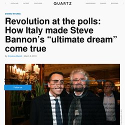 Italian election results: History explains how Steve Bannon's "populist dream" came true