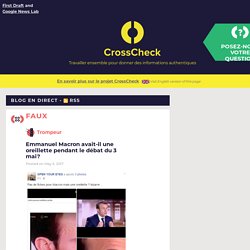 CrossCheck - vérification de la presse par la presse