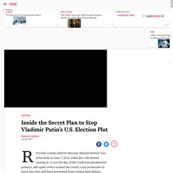 Election Hacking: The Plan to Stop Vladimir Putin's Plot