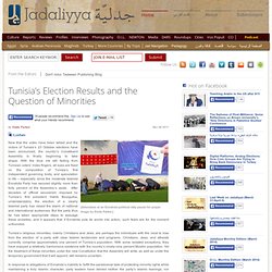 Tunisia's Election Results and the Question of Minorities